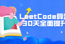 30天全面提升LeetCode算法刷题课程